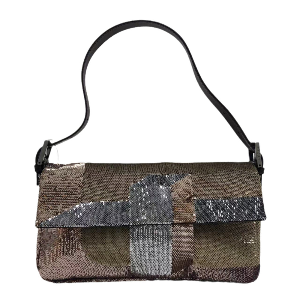 Fendi Baguette Blocks Abstract Pattern Glitter Se… - image 1